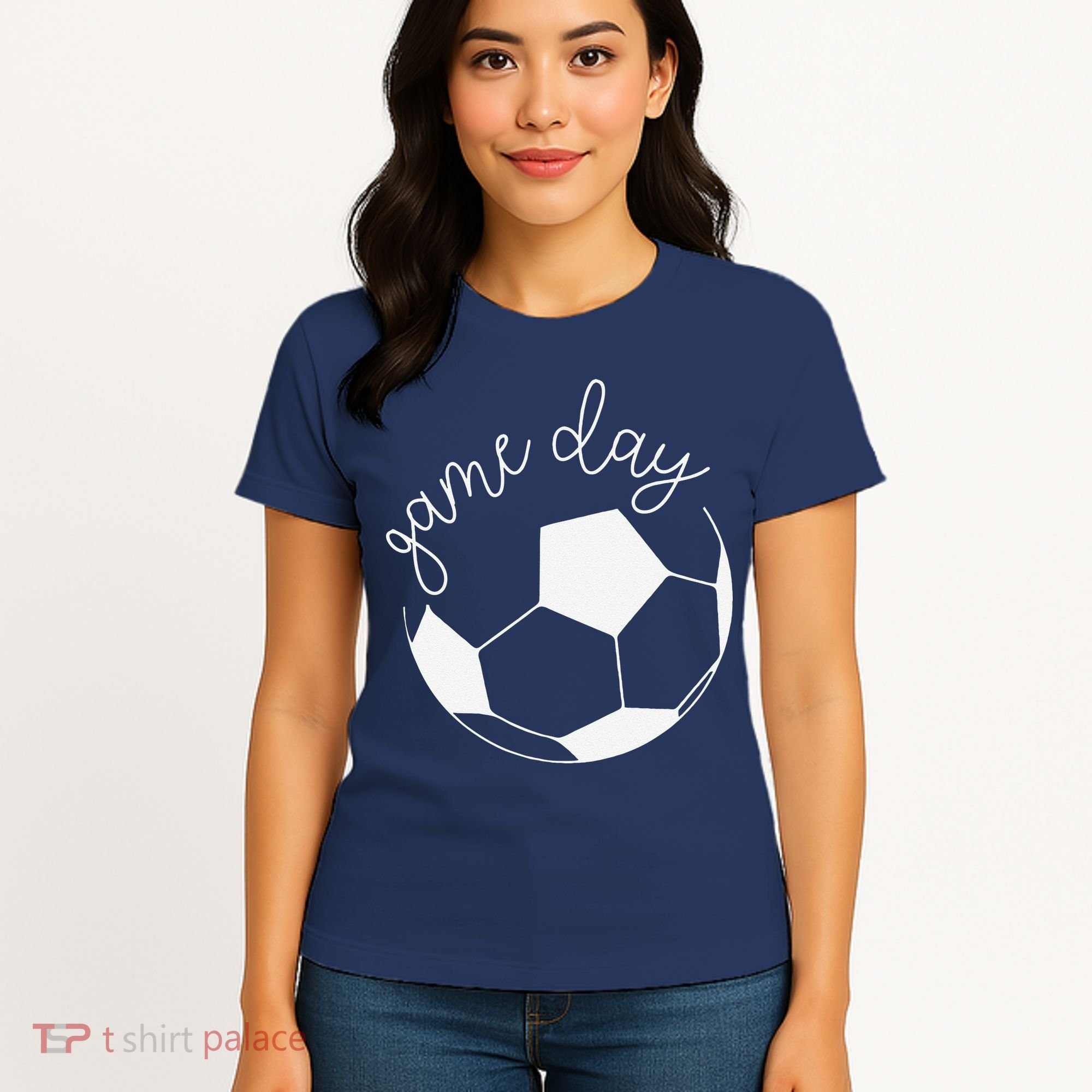 Game Day Women Mom Soccer Women's T-Shirt