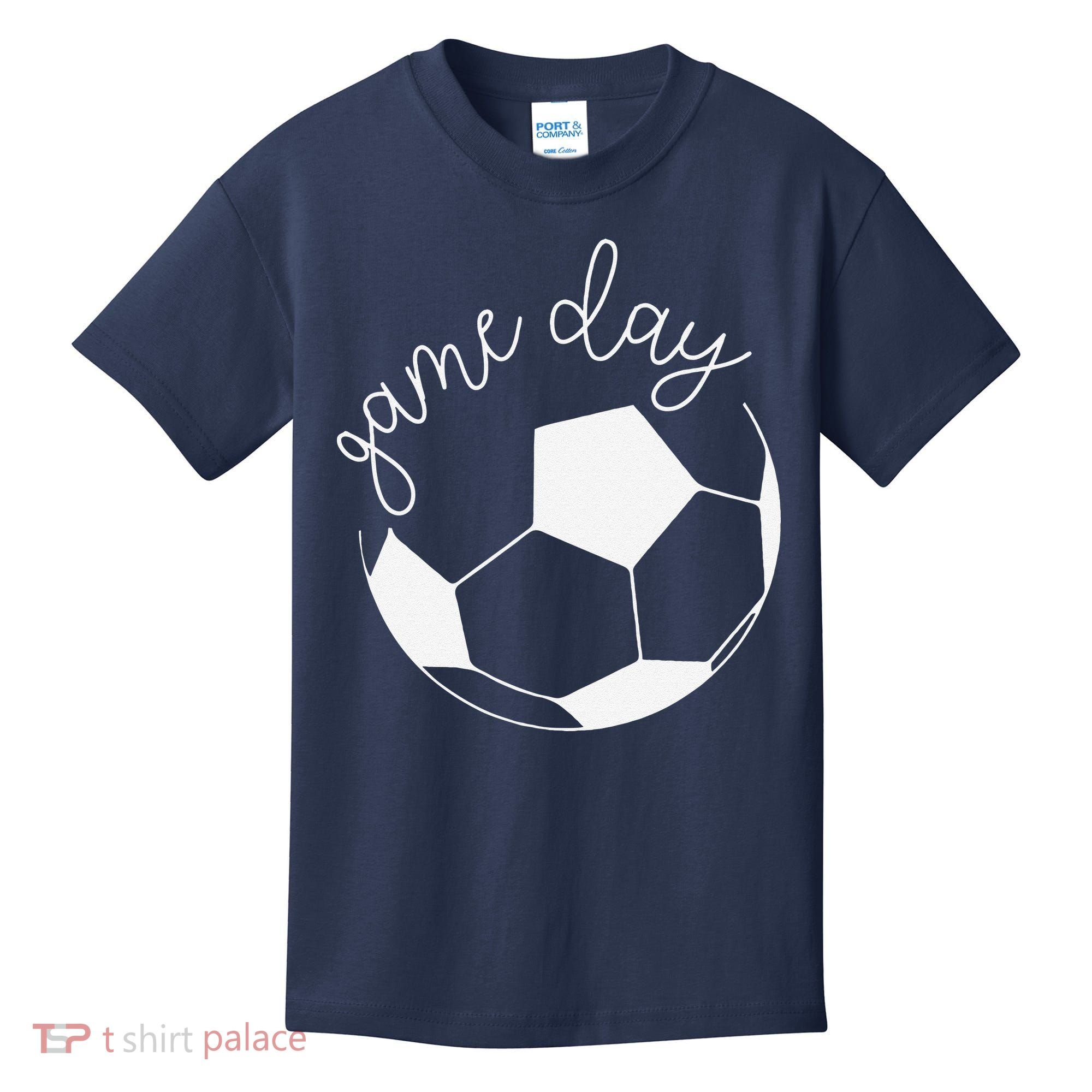 Game Day Women Mom Soccer Kids T-Shirt