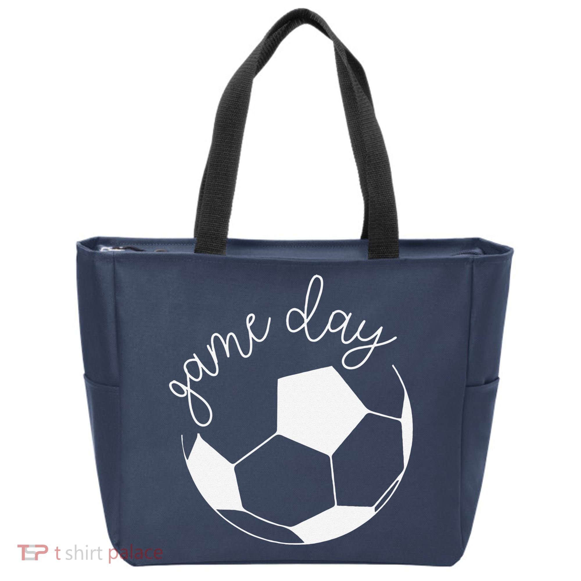 Game Day Women Mom Soccer Tote Bag