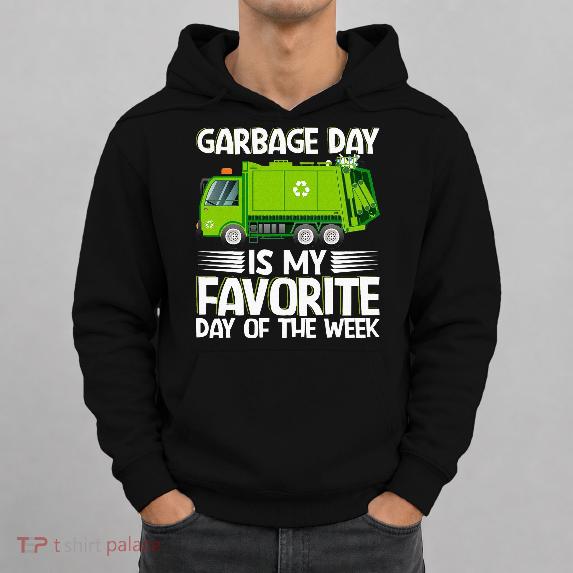 Garbage Day Waste Management Costume Hoodie