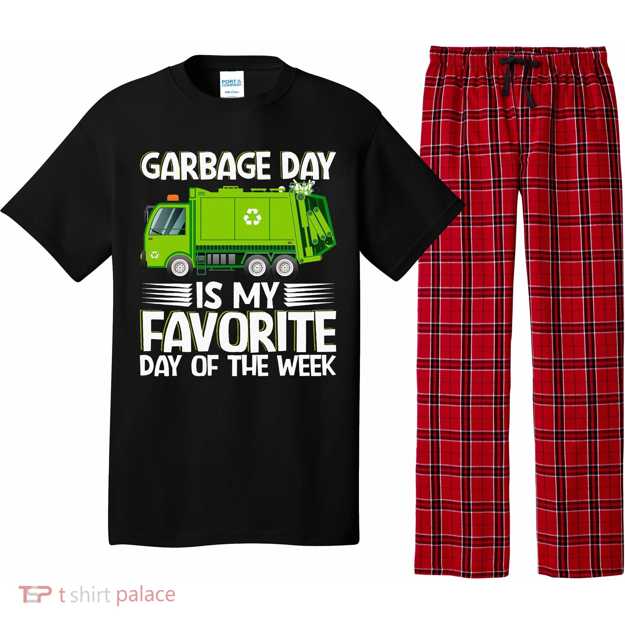 Garbage Day Waste Management Costume Pajama Set