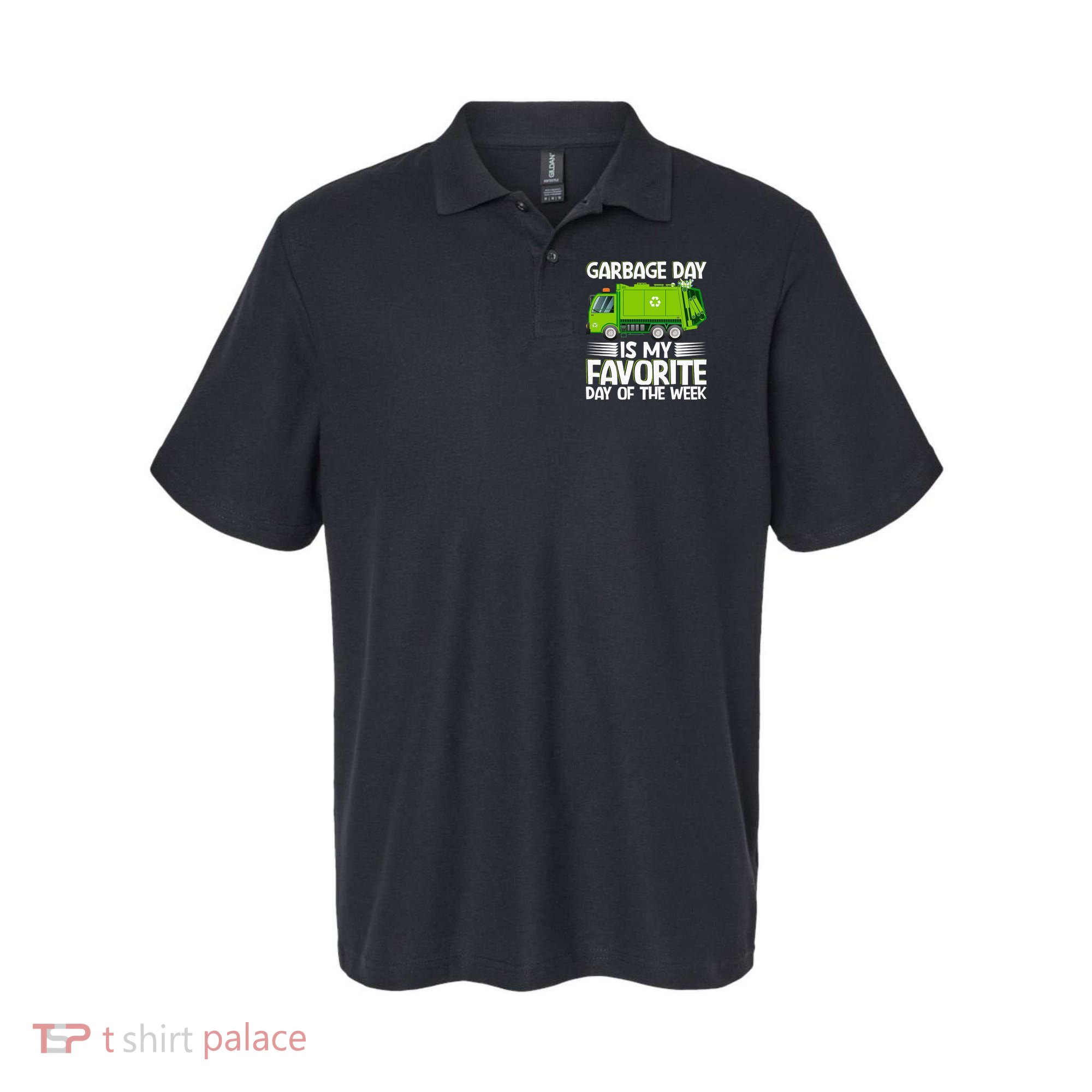 Garbage Day Waste Management Costume Polo