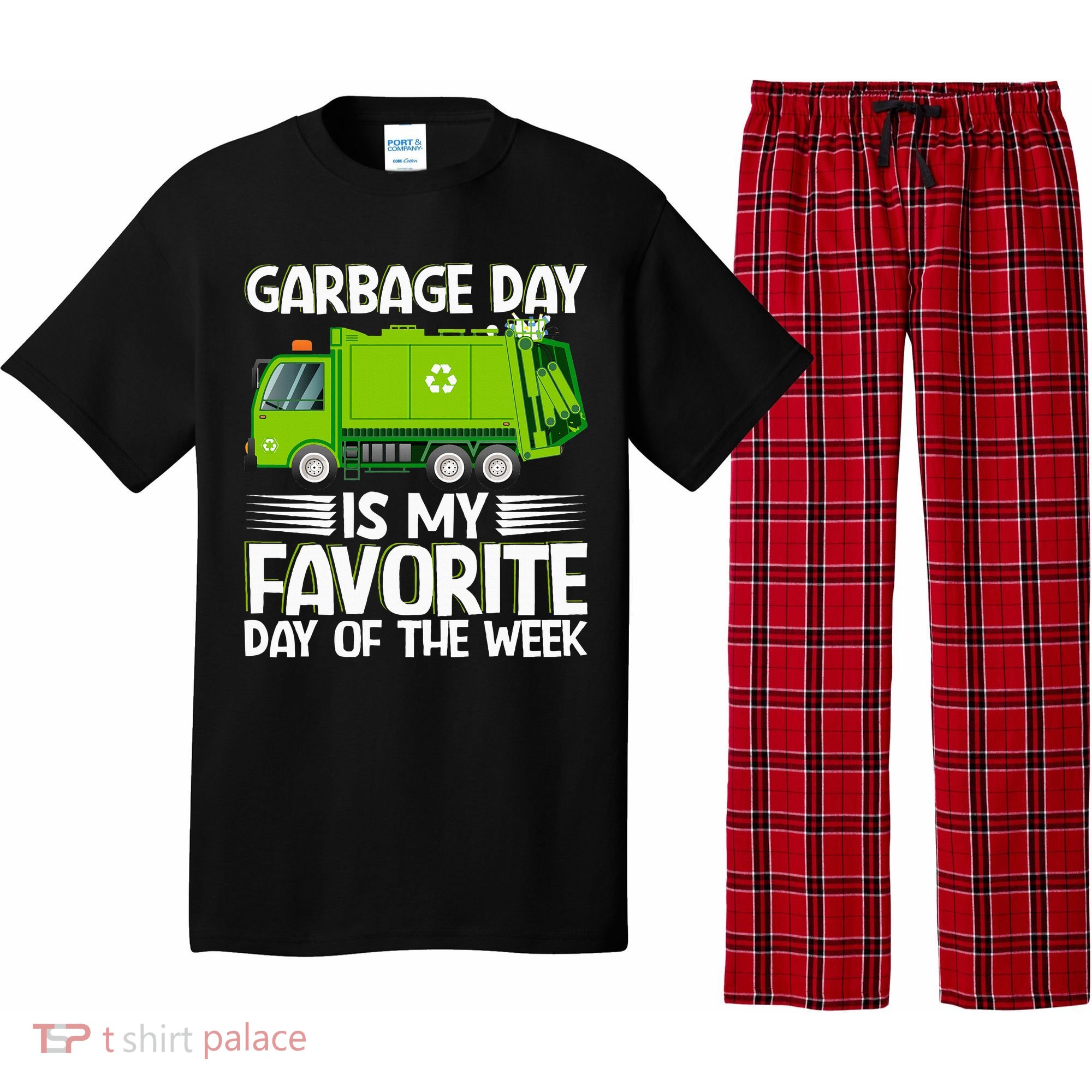 Garbage Day Waste Management Costume For Pajama Set