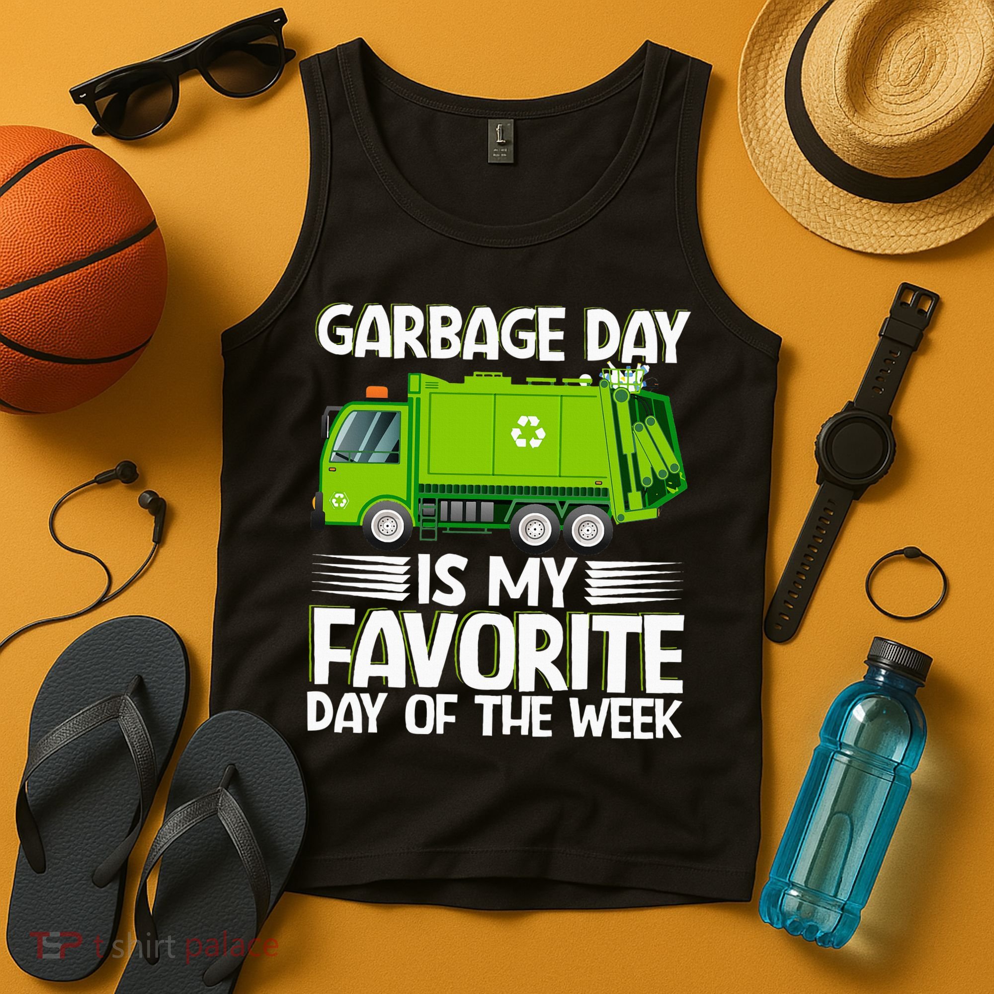 Garbage Day Waste Management Costume For Tank Top