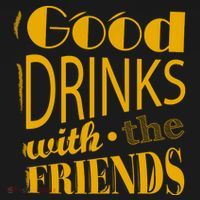Good Drinks With The Friends Doggie Tank thumb 4