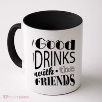Good Drinks With The Friends Coffee Mug thumb 0