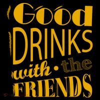 Good Drinks With The Friends Women's Hoodie thumb 2