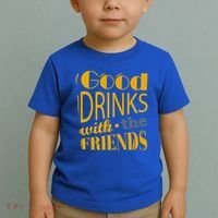 Good Drinks With The Friends Toddler T-Shirt thumb 2