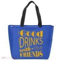 Good Drinks With The Friends Tote Bag thumb 0