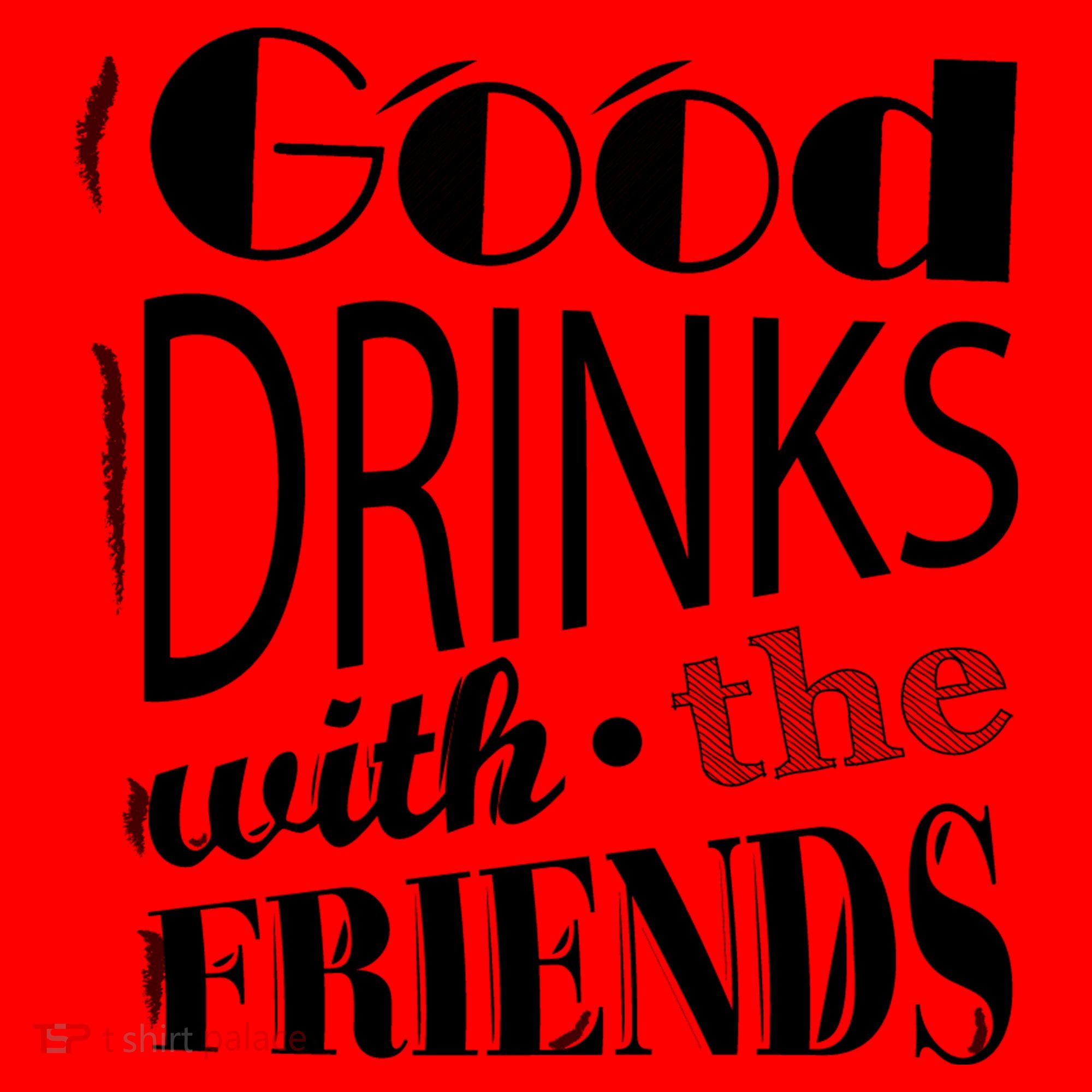 Good Drinks With The Friends Santa Hat