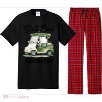 Golf Dad Whose Your Caddy? Funny Golf Lover FatherS Day Gift Pajama Set thumb 0