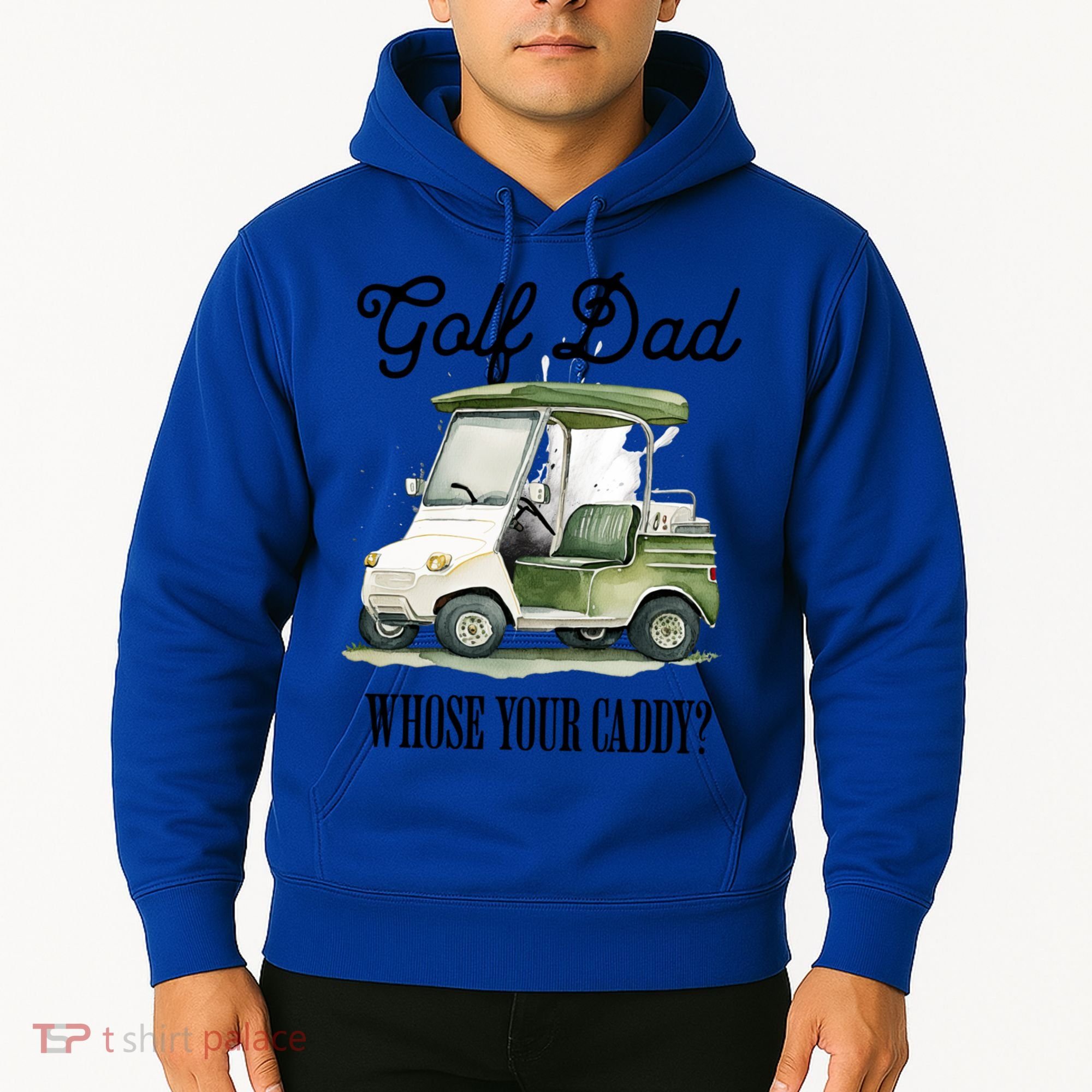 Golf Dad Whose Your Caddy? Funny Golf Lover FatherS Day Gift Hoodie