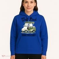 Golf Dad Whose Your Caddy? Funny Golf Lover FatherS Day Gift Hoodie thumb 5
