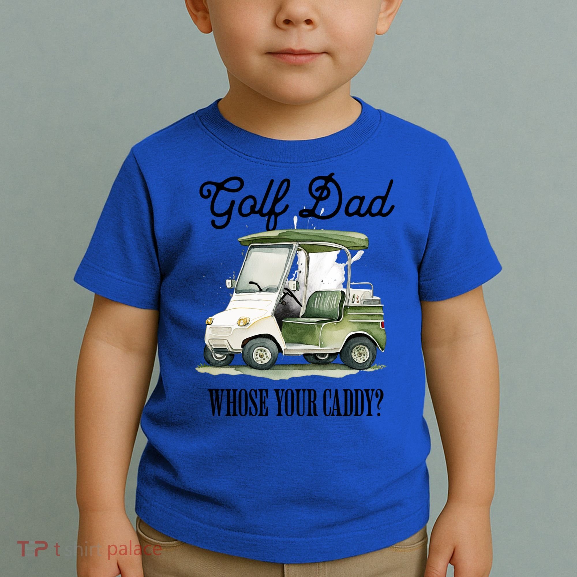 Golf Dad Whose Your Caddy? Funny Golf Lover FatherS Day Gift Toddler T-Shirt