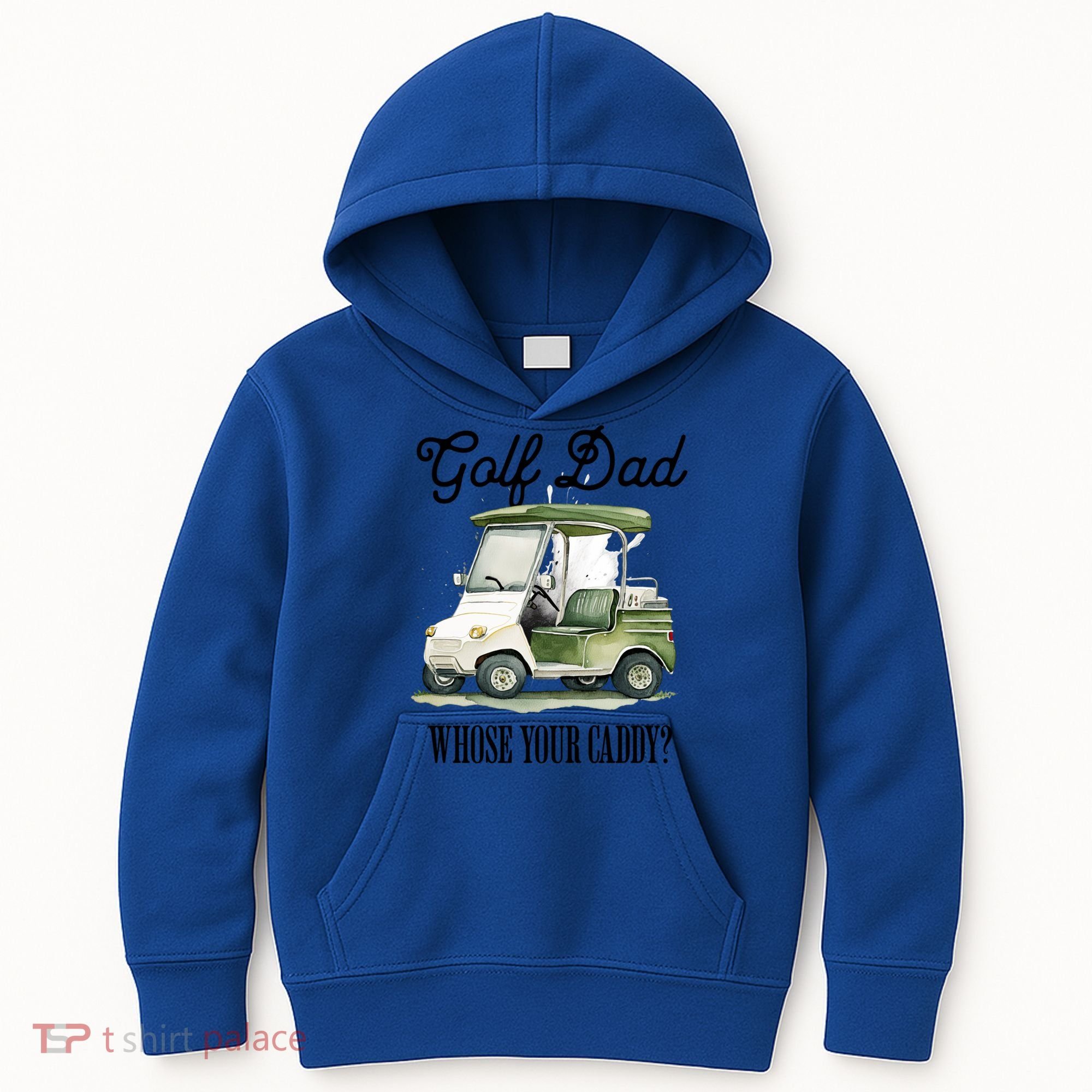 Golf Dad Whose Your Caddy? Funny Golf Lover FatherS Day Gift Kids Hoodie