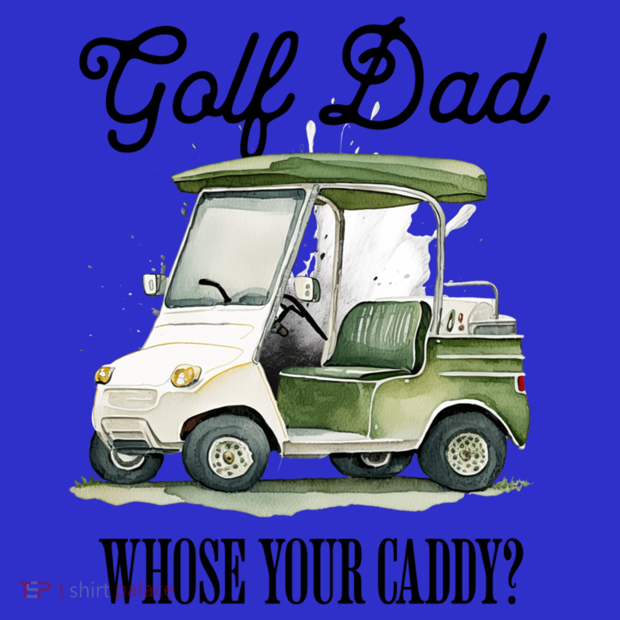 Golf Dad Whose Your Caddy? Funny Golf Lover FatherS Day Gift Tote Bag