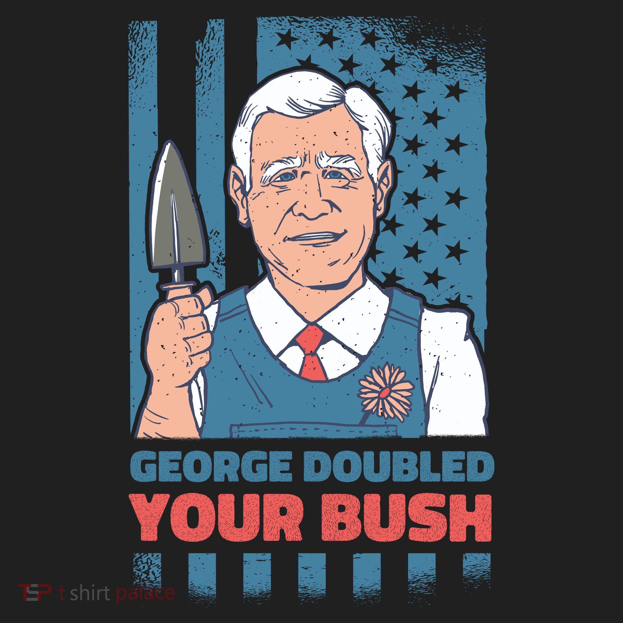 George Doubled Your Bush Funny Garden Women's Sweatshirt