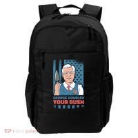 George Doubled Your Bush Funny Garden Backpack thumb 0