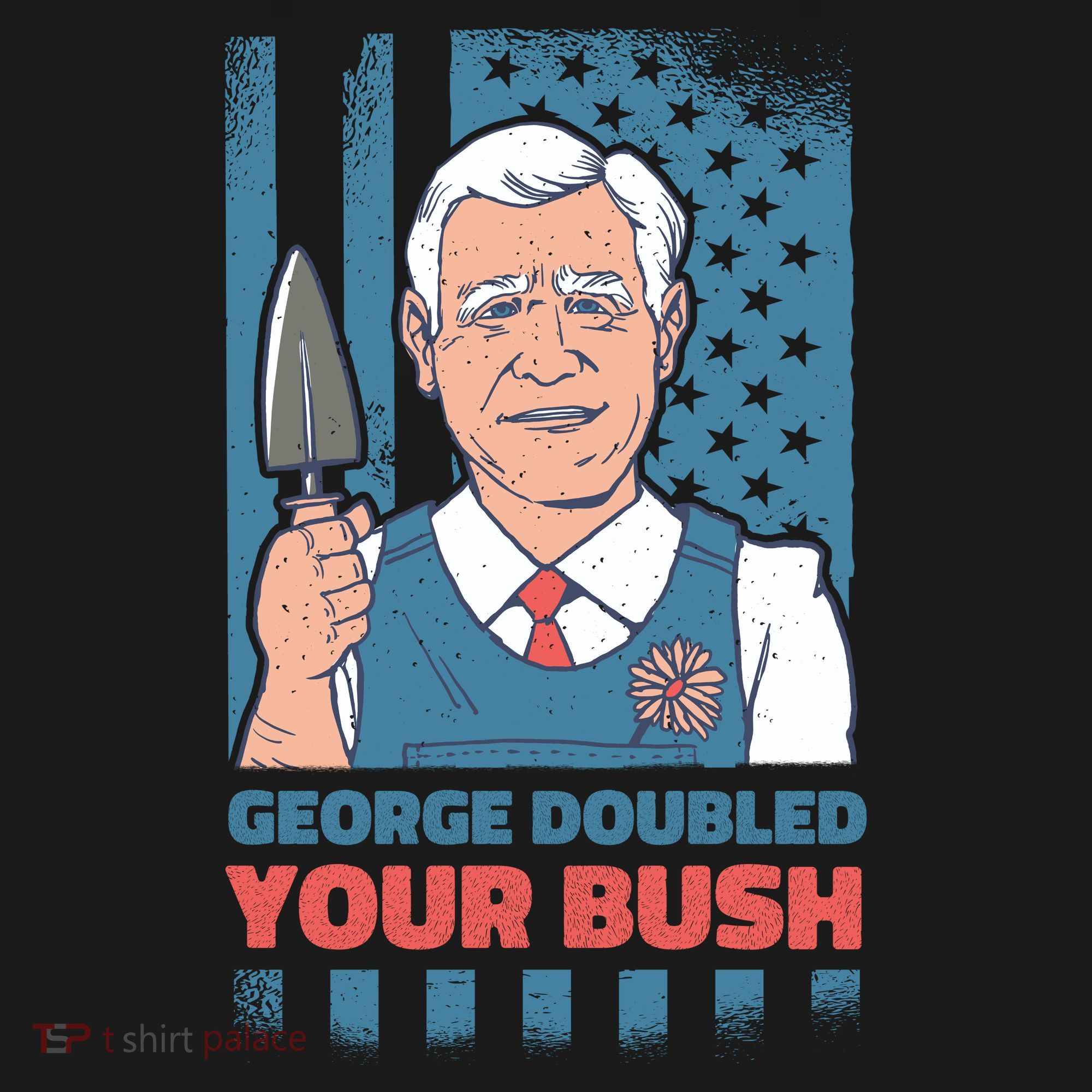 George Doubled Your Bush Funny Garden Backpack