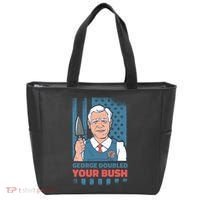 George Doubled Your Bush Funny Garden Tote Bag thumb 0