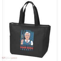 George Doubled Your Bush Funny Garden Tote Bag thumb 3