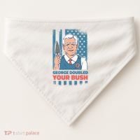 George Doubled Your Bush Funny Garden USA-Made Doggie Bandana thumb 0