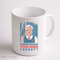 George Doubled Your Bush Funny Garden Coffee Mug thumb 1