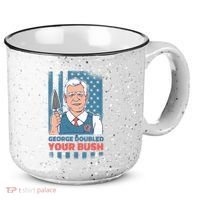 George Doubled Your Bush Funny Garden 15oz Campfire Ceramic Mug thumb 0