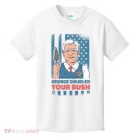 George Doubled Your Bush Funny Garden Kids T-Shirt thumb 0