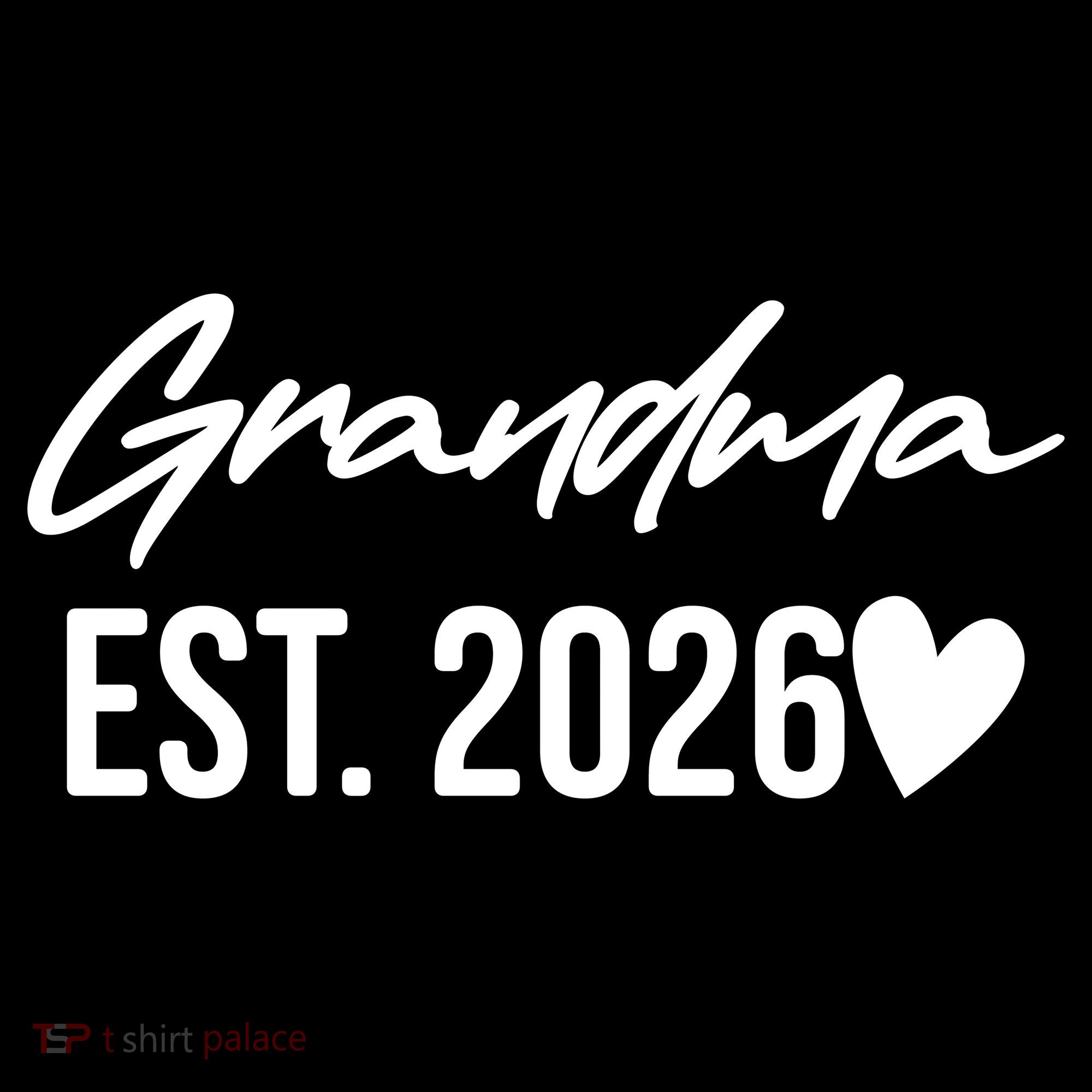 Grandma EST 2026 Apron