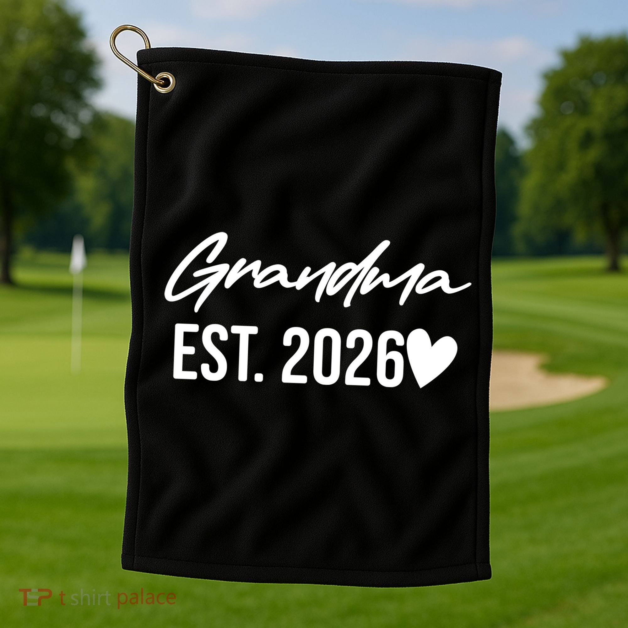 Grandma EST 2026 Golf Towel