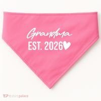 Grandma EST 2026 USA-Made Doggie Bandana thumb 0