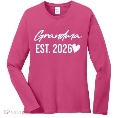Grandma EST 2026 Women's Long Sleeve Shirt