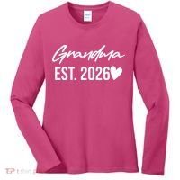 Grandma EST 2026 Women's Long Sleeve Shirt thumb 0