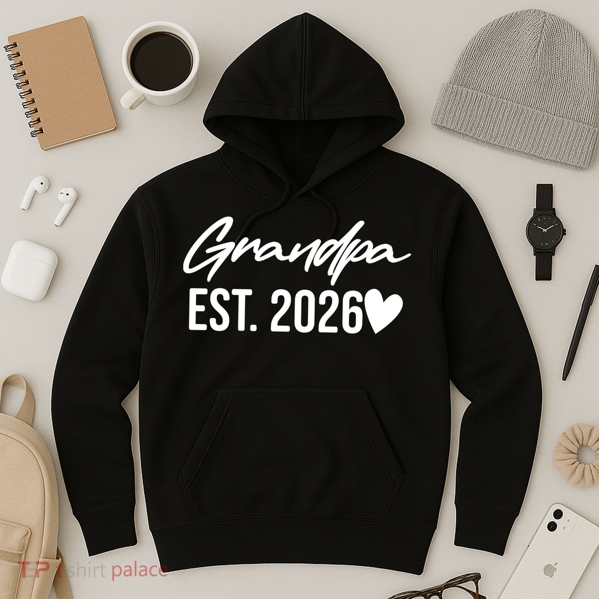 Grandpa EST 2026 Hoodie
