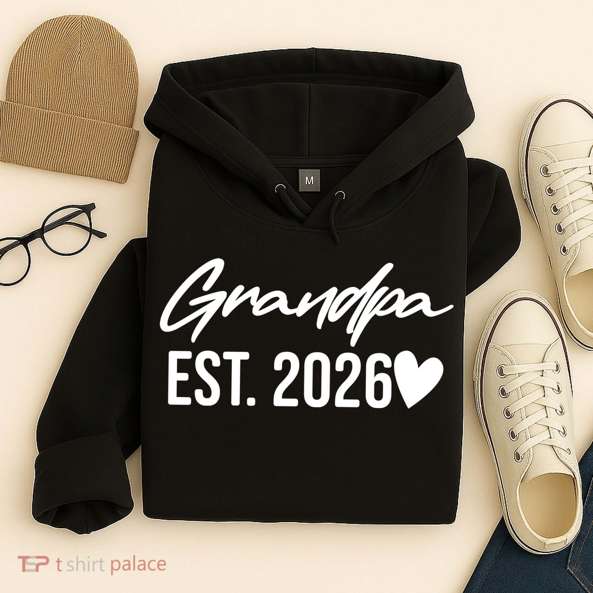 Grandpa EST 2026 Hoodie