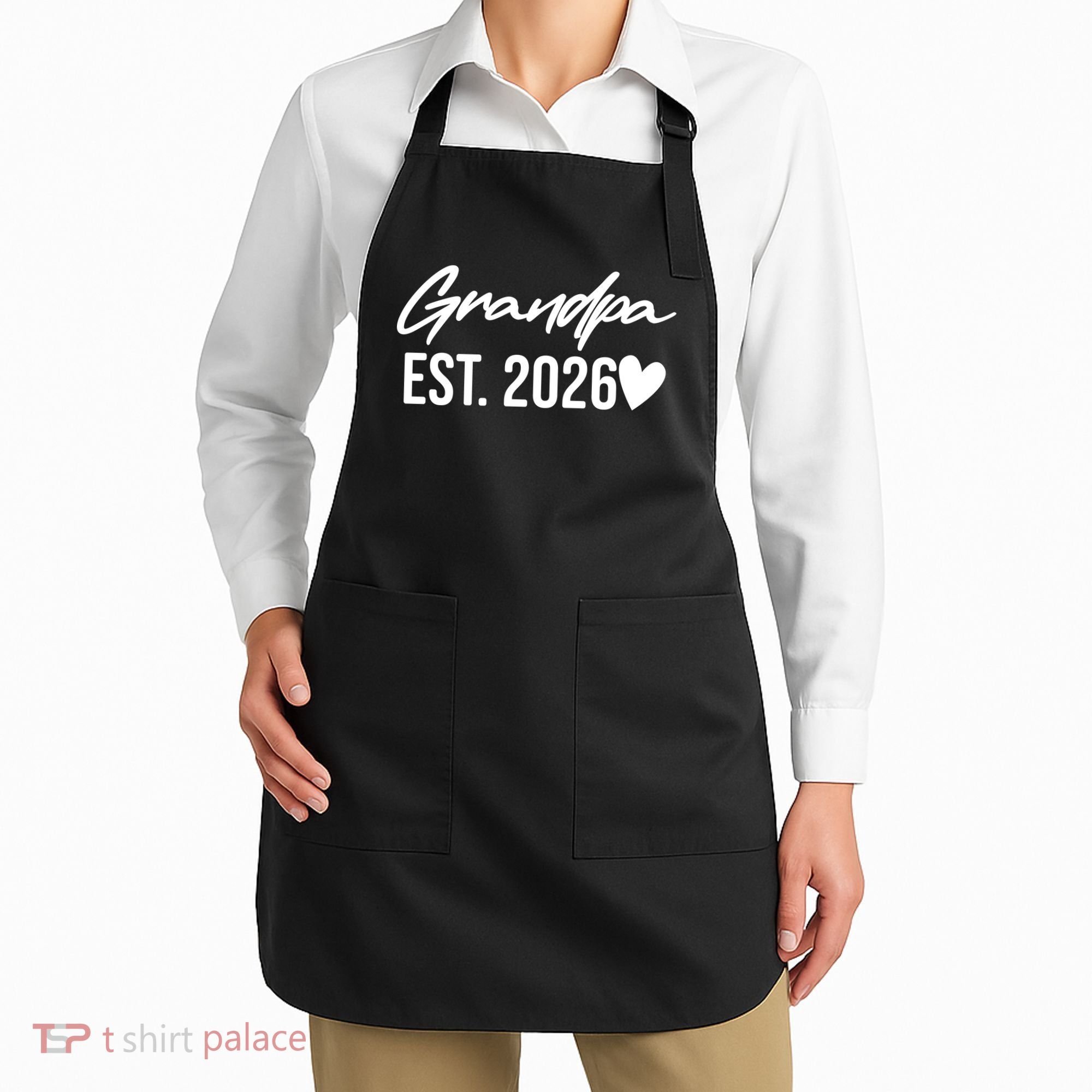 Grandpa EST 2026 Apron