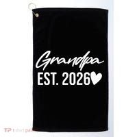 Grandpa EST 2026 Golf Towel thumb 0