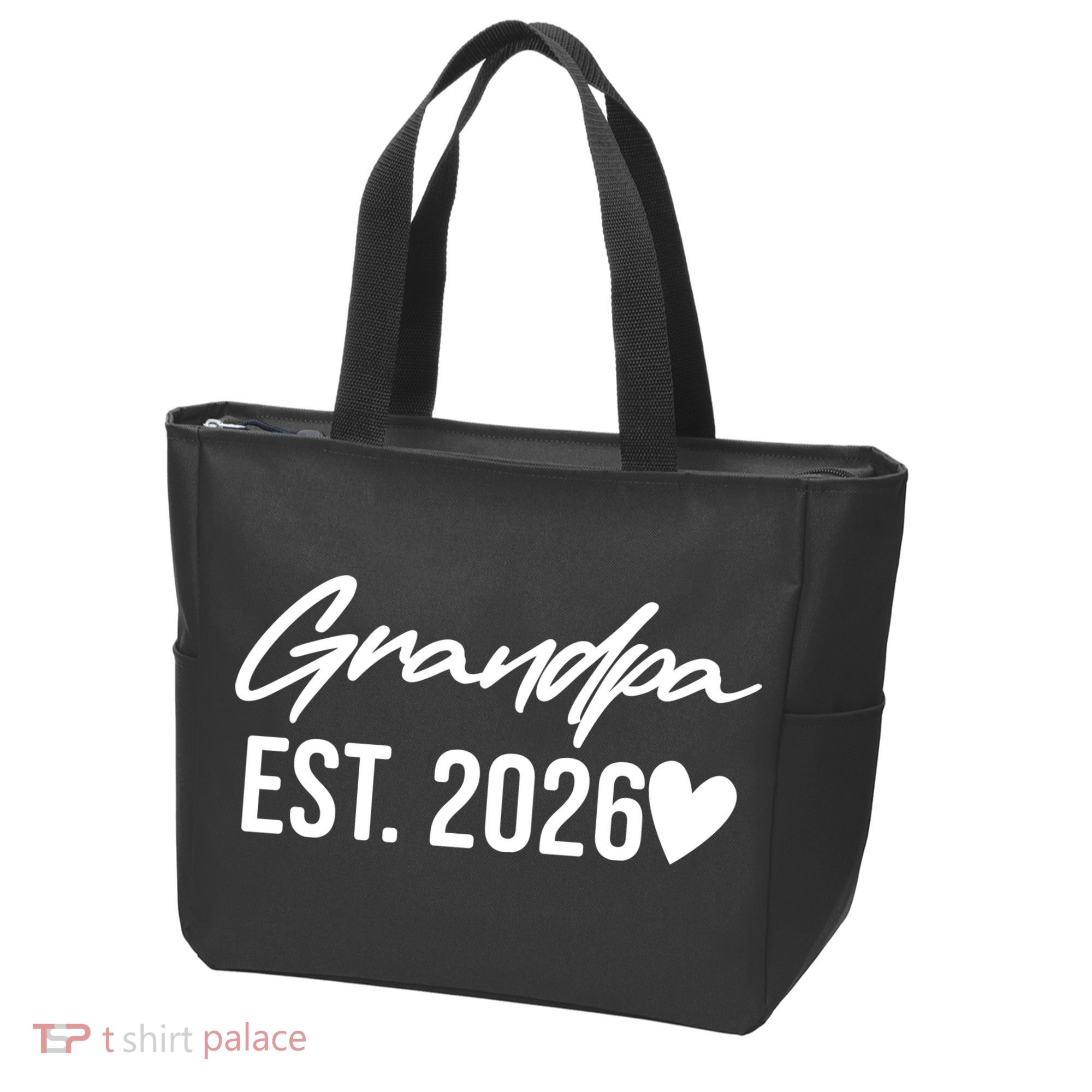 Grandpa EST 2026 Tote Bag