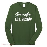 Grandpa EST 2026 Long Sleeve Shirt thumb 0
