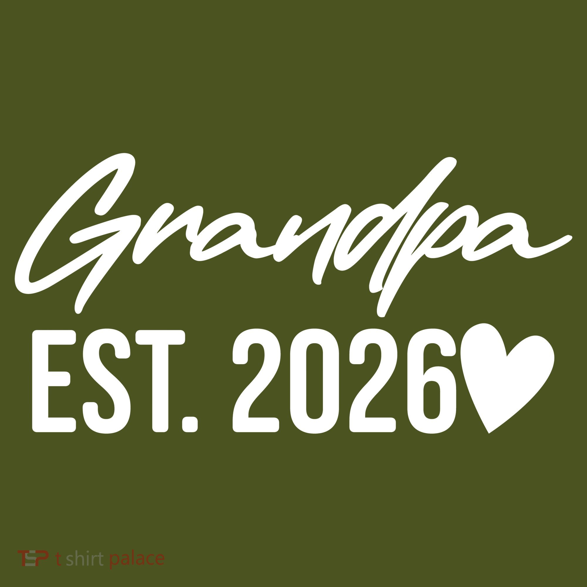 Grandpa EST 2026 Long Sleeve Shirt