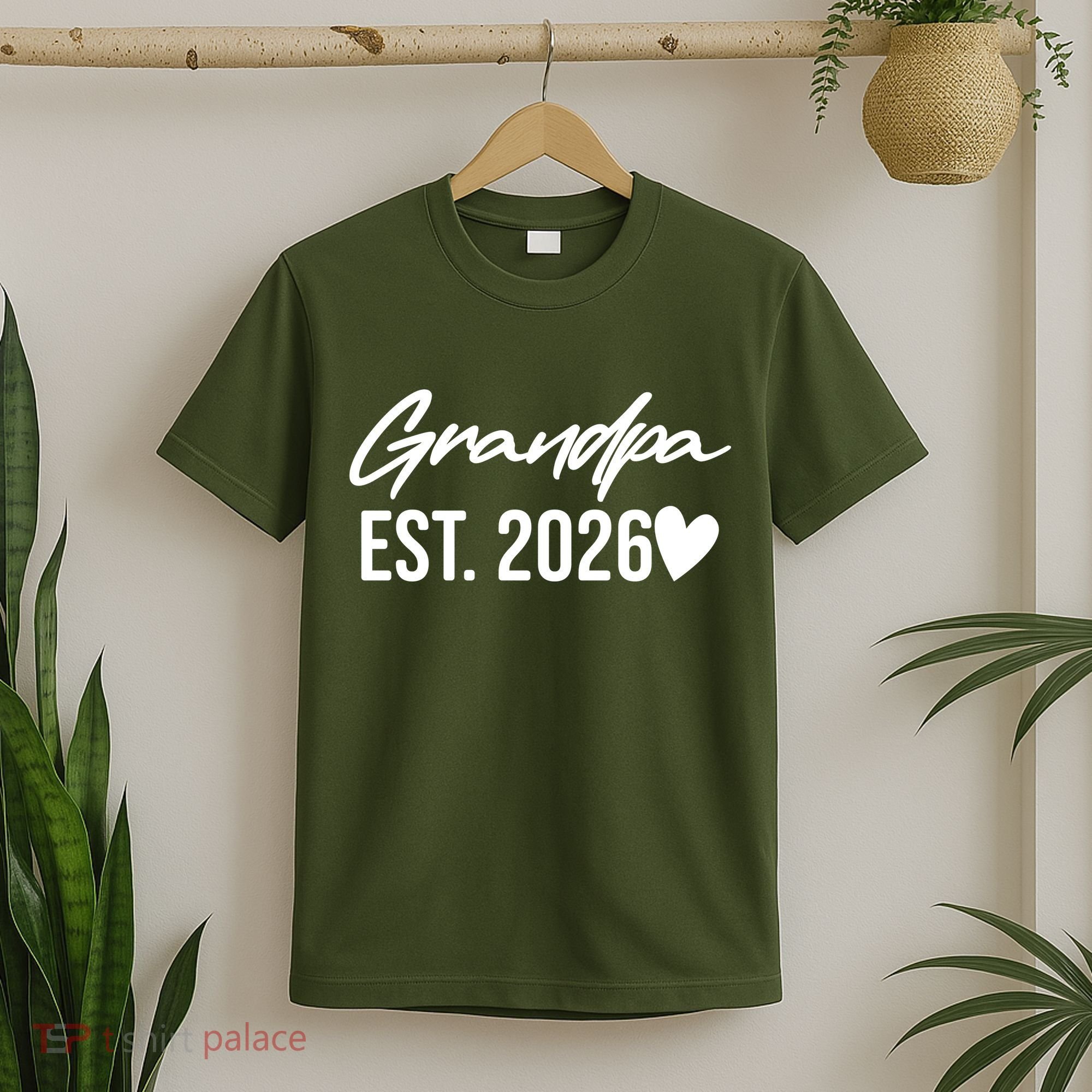 Grandpa EST 2026 T-Shirt
