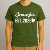 Grandpa EST 2026 T-Shirt thumb 3
