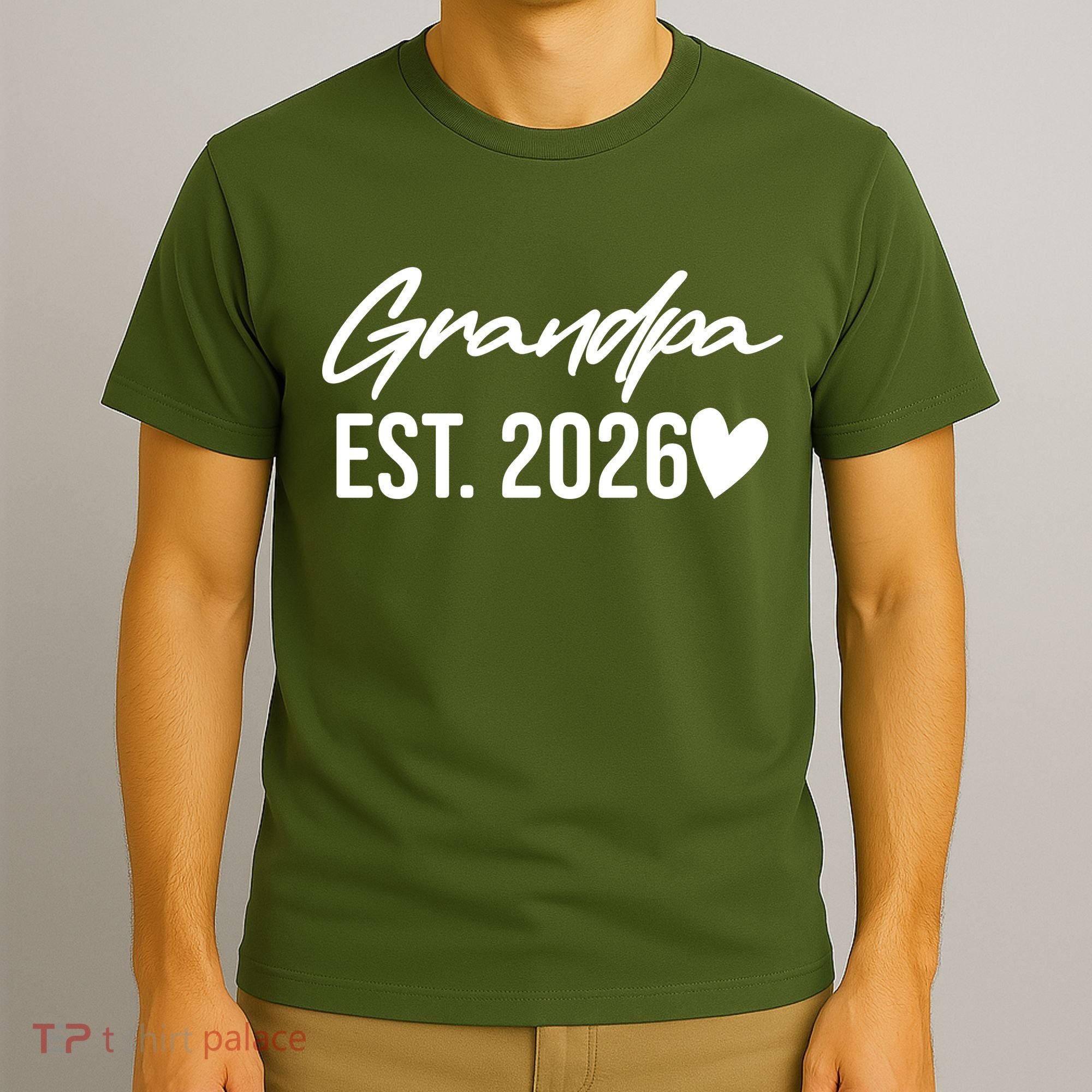 Grandpa EST 2026 T-Shirt