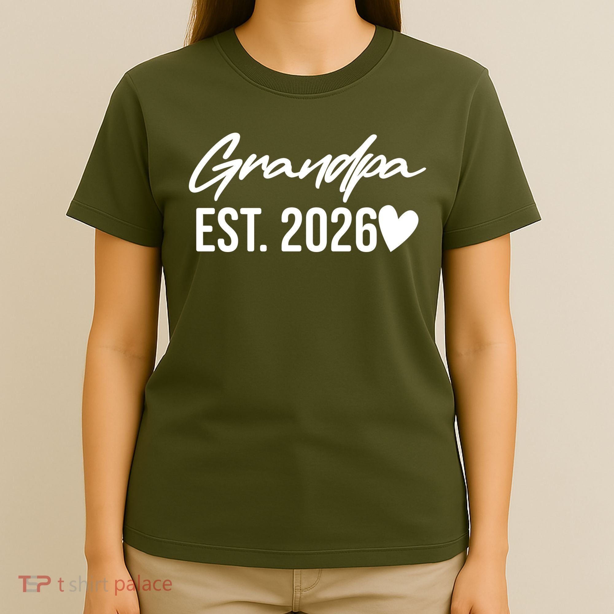 Grandpa EST 2026 T-Shirt