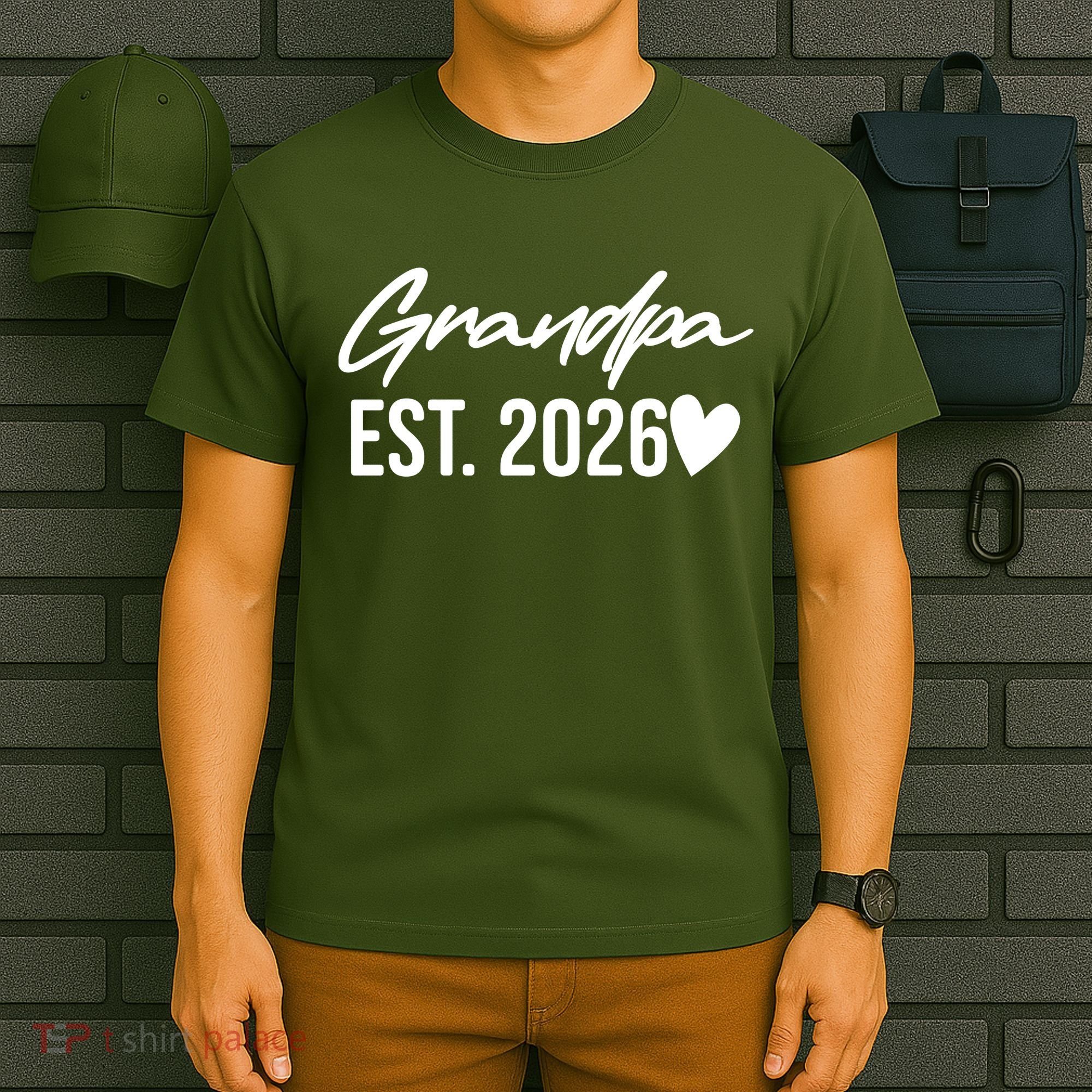 Grandpa EST 2026 T-Shirt