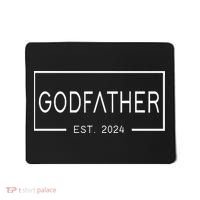 Godfather Est 2024 First Time Godfather FatherS Day Mousepad thumb 0