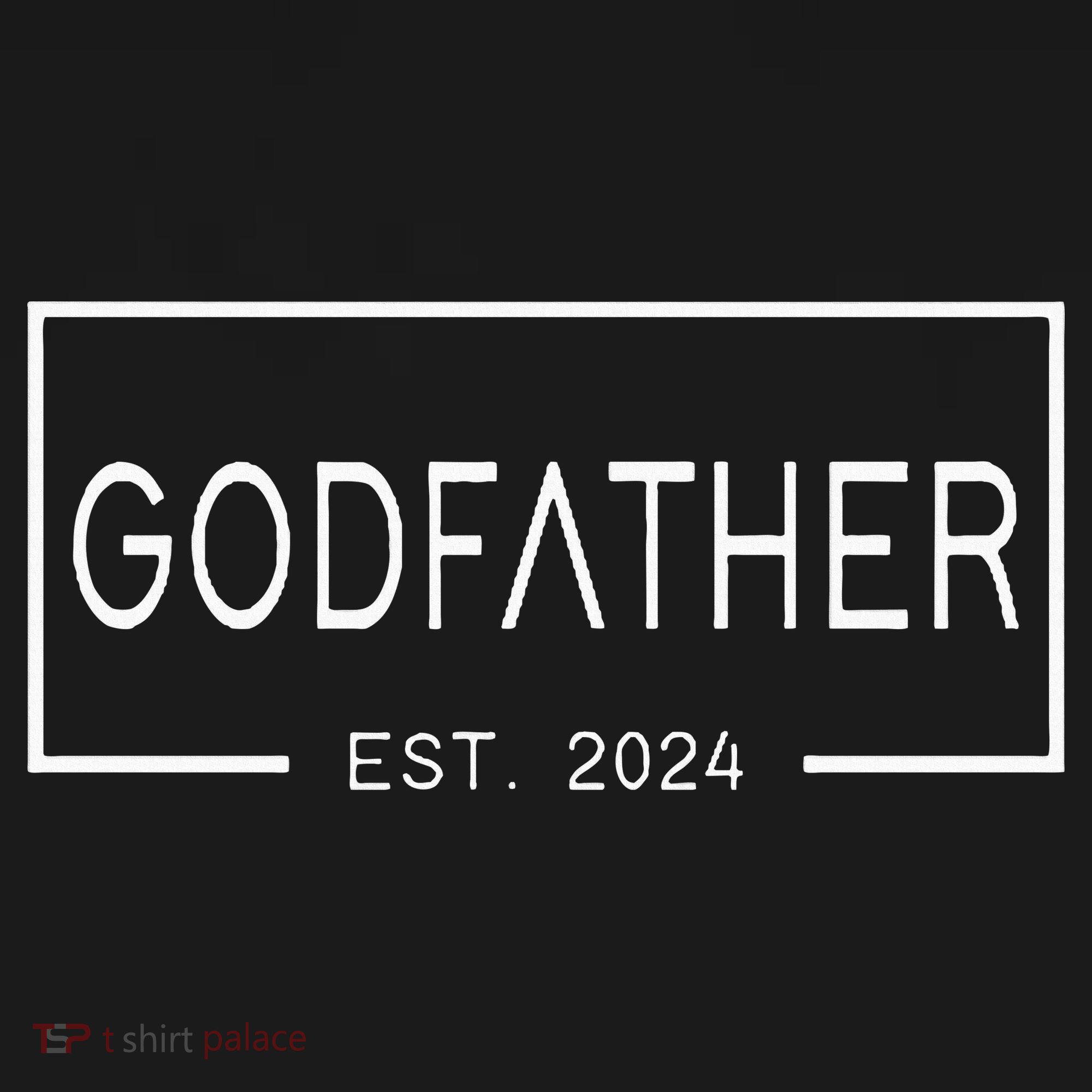 Godfather Est 2024 First Time Godfather FatherS Day Tank Top