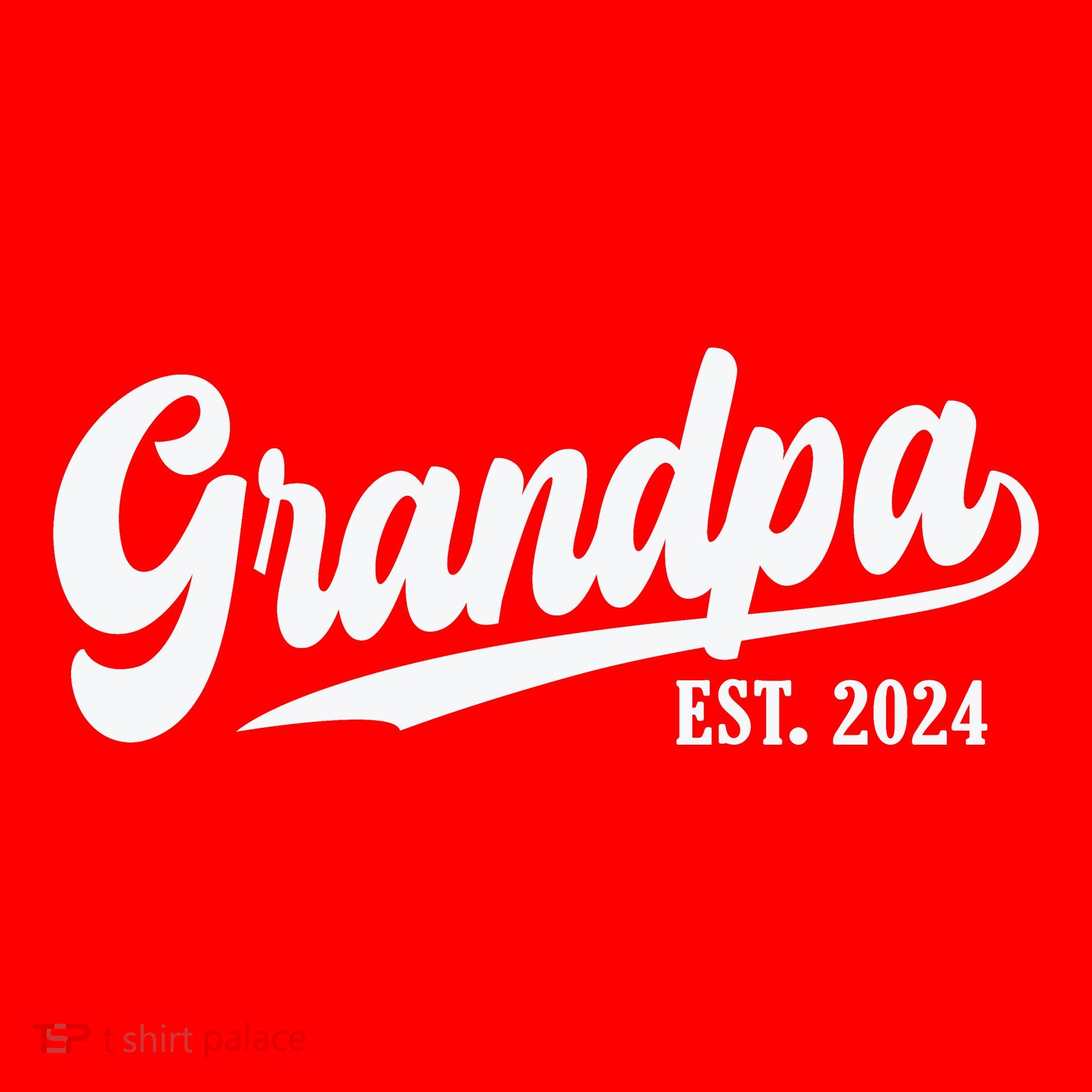 Grandpa Est 2024 Santa Hat