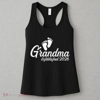 Grandma Established 2026 Cute Baby Feet Women's Tank Top thumb 3